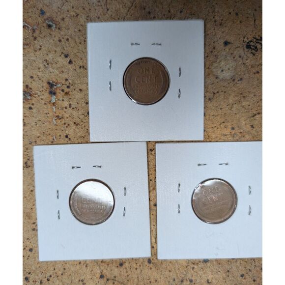 Vintage Lincoln Wheat Penny Trio – 1920, 1921, 1923 - Picture 2 of 8